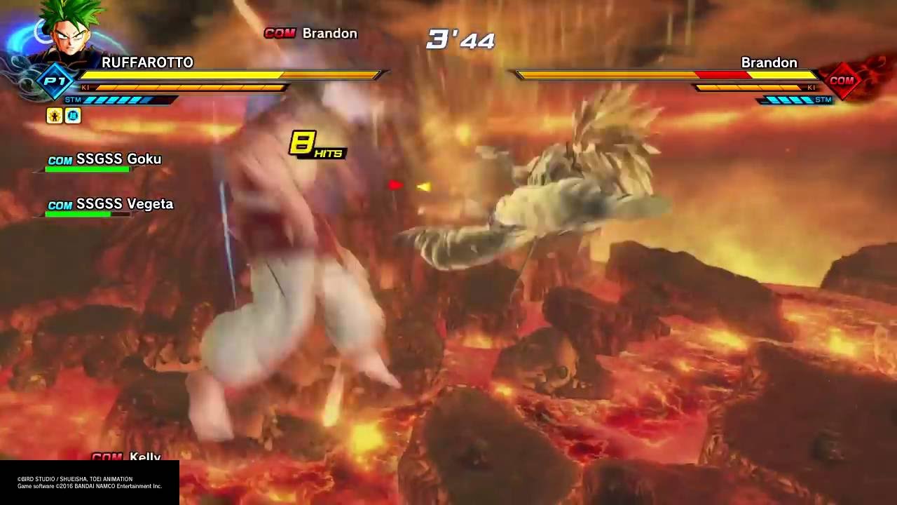 Sauzer Blade + Kaioken Kamehameha Combo DRAGON BALL XENOVERSE 2 YouTube