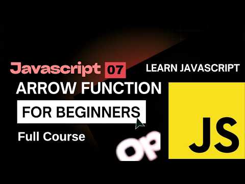 JavaScript Arrow Functions Explained 🔥 | Parameters, Arguments & Return Keyword (2026 Guide)