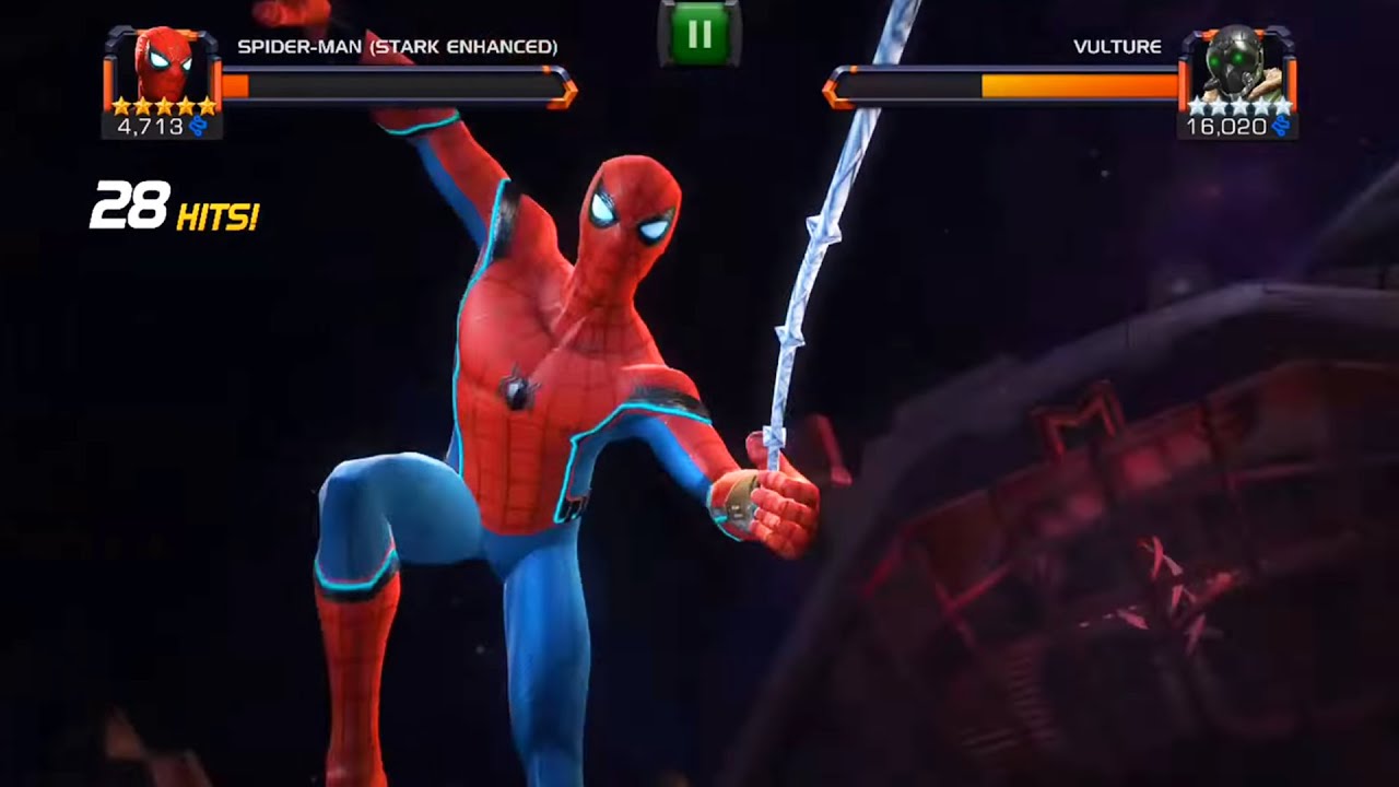Marvel Contest of Champions: Spider-Man Stark Enhanced Vs Vulture