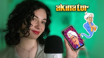 • ASMR FR • VAIS JE me TROUVER sur AKINATOR ?• (chanteurs,fooballeurs, youtubeurs,asmr artists)🧞‍♂️🤔
