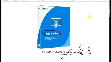 How to Configure EaseUS Todo Backup Schedule