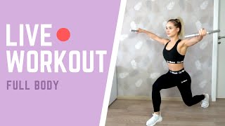 FULL BODY I Live home workout