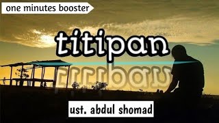One minutes booster(titipan)ust.Abdul shomad lc.ma screenshot 3