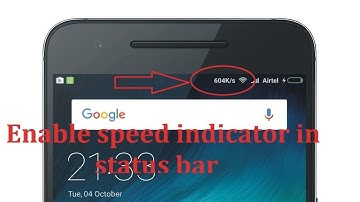 How to see Internet speed in notification bar (network current speed) in any Android mobile