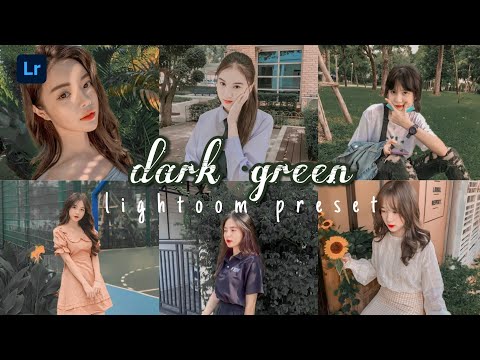 สอนแต่งรูปในมือถือโทน dark green 