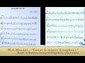 Mozart&#39;s Symphony N.40 for Trumpet /Flugelhorn - Solo Parts