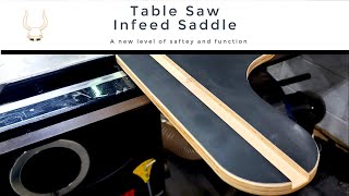 New Level of Safety and Function for the Table Saw || Clamp On In Feed Table
