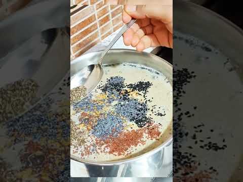لمحبي الوصفات الصحية البلدية حريرة أو شربة بدشيشة الشعير و الحبوب تنفعك فهاد البرد كتجي بنينة بزاف