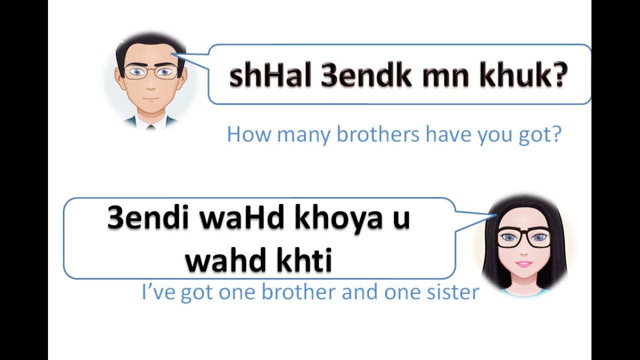 30 daily questions and answers in Moroccan Arabic