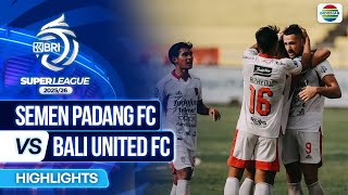 Semen Padang FC VS Bali United FC - Highlights | BRI Super League 2025/26