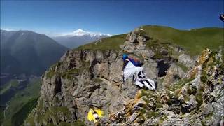 BASE прыжки в горах, вингьют (полёты в костюме-крыле) | Wingsuit proximity flying