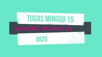 Animasi Tugas Metode Numerik Pertemuan 15