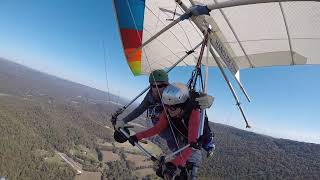 Patricia Lewis Tandem Hang Gliding at LMFP
