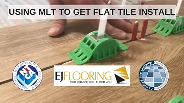 How To Use MLT Leveling System To Install Flat Tile Floors And Walls