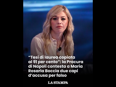 Video LAUREA FALSA per Maria Rosaria BOCCIA. La Procura: TESI copiata per il 91%