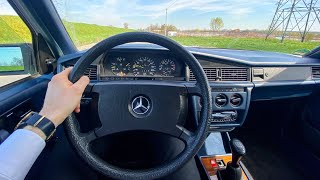 1988 Mercedes-Benz 190 W201 [2.0I 122 HP] | Test Drive #58 | POV Driver. TV