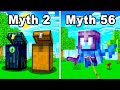 Busting 100 NEW Minecraft Myths In 24 Hours