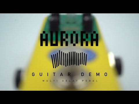 BanananaEffects "AURORA" Pitch shift delay pedal Guitar demo