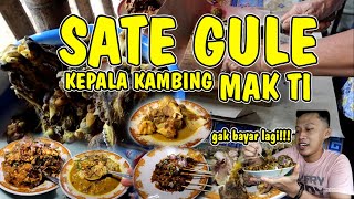 MAKAN SEMUA MENU WARUNG NDESO SATE GULAI KEPALA KAMBING MAK TI (Java Curry Goat)