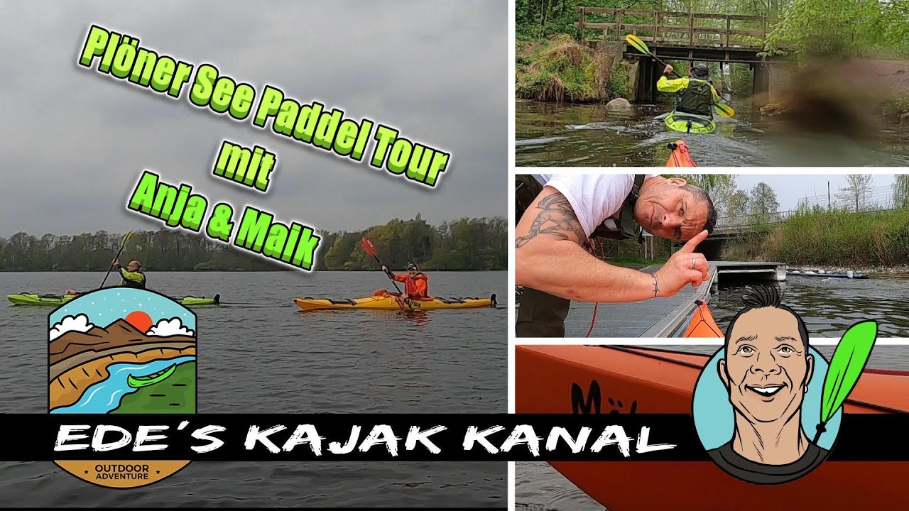 Plöner See Paddel Tour mit Anja und Maik