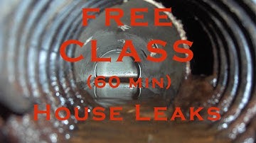 How to Find House Moisture Leaks Simple EASY TRICK Stop Water Intrusion FREE 68 Minute Fun Class