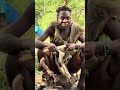 After the Hunt 🍖🔥 Hadzabe Men Roasting Meat &amp; Storytelling #hadzabetribe  #africanculture  #nature
