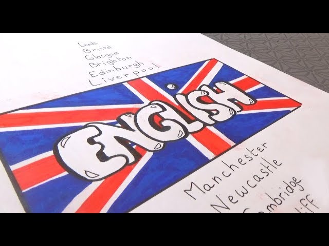 Decorer La Page De Garde Du Cahier D Anglais English Back To School Youtube