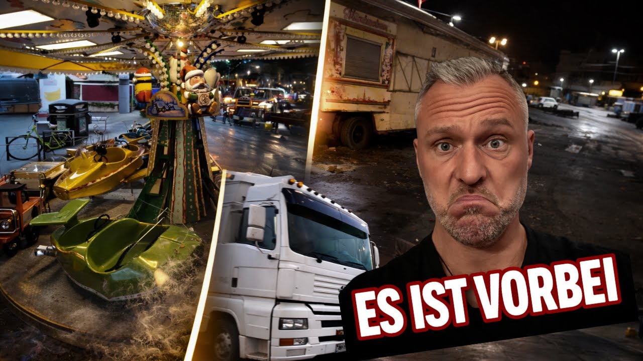 Es ist vorbei – Abbau auf dem Weihnachtsmarkt