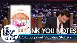 Thank You Notes: L.O.L. Surprise!, Stocking Stuffers