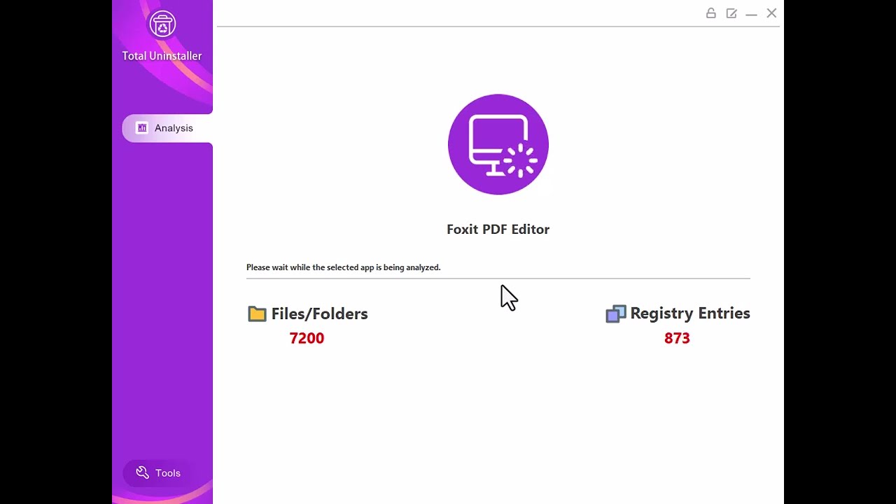 How to Uninstall Foxit PDF Editor with Total Uninstaller 2024