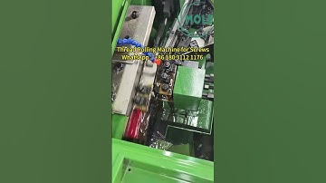 Watch the Magic of #screw  Thread Rolling #machine   #manufacturing #howto #factory #fastener