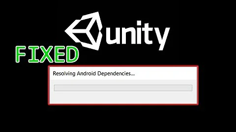 Unity Resolving Android Dependencies stuck ✅ [ FIXED ]