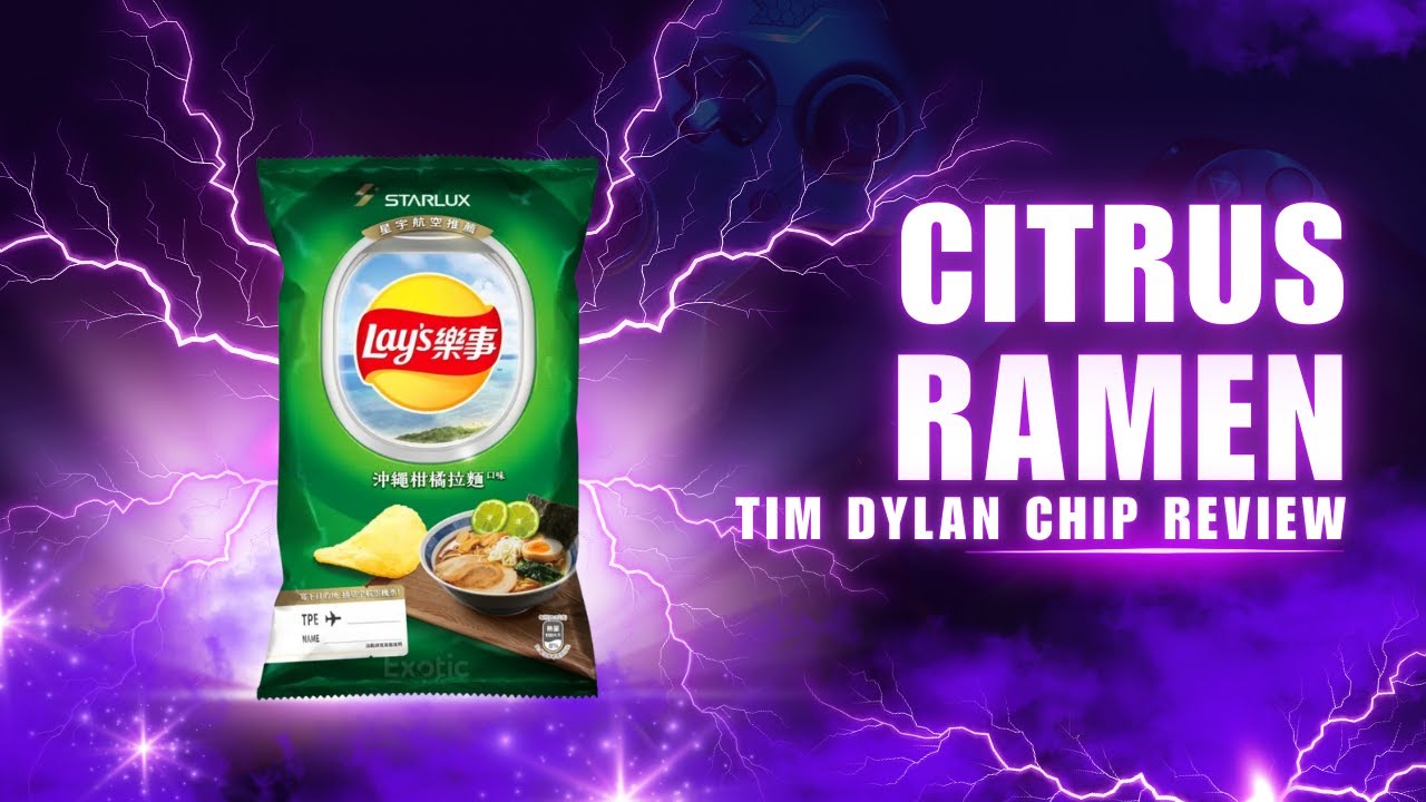 (INTERNATIONAL) Citrus Ramen Lays Review