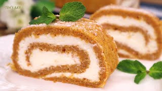 НАМНОГО ВКУСНЕЕ морковного пирога! МОРКОВЫНЫЙ рулет НА СКОРУЮ РУКУ | Оливьедка