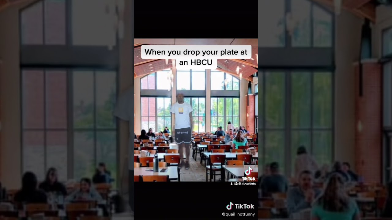 When You Drop Your Plate At An HBCU 😂