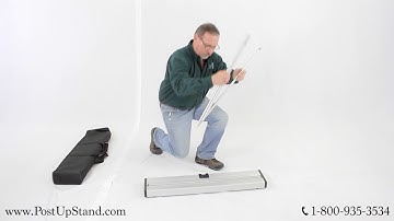 The Edge Retractable Banner Stand Assembly Video