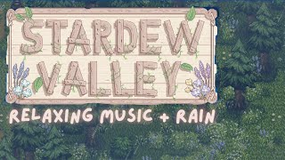 Cozy Stardew Valley Music with Relaxing Rain