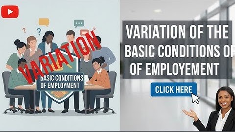VARIATION OF THE BASIC CONDITIONS OF EMPLOYMENT!#ccma #employmentlaw #southafrica #labourlaw 