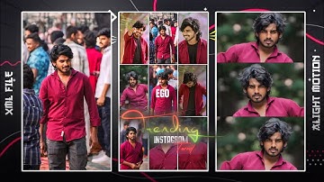 Attitude Instagram...💖😘 New Trending Xml..!🌈💫Xml File📁||  Xml File Alight Motion || Xml File🔰