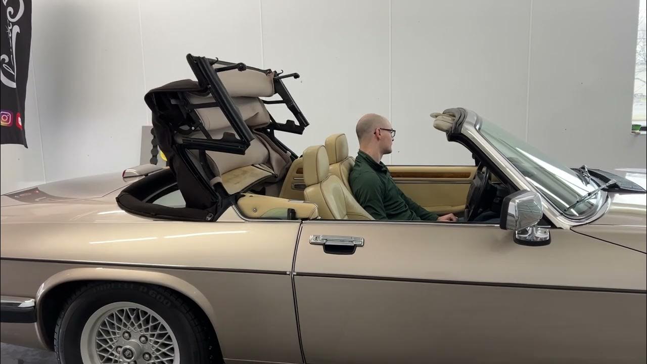 1991 Jaguar XJS convertible top operating YouTube