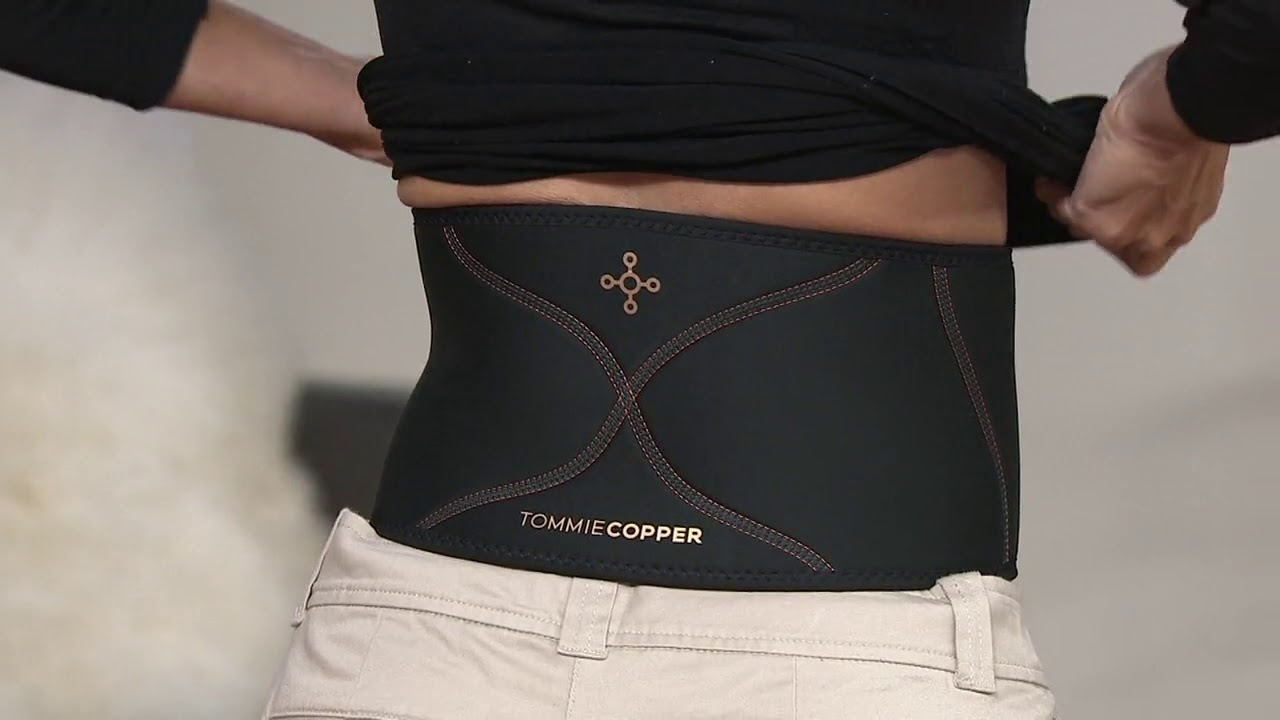 Tommie Copper Comfort Back Brace On Qvc Youtube 