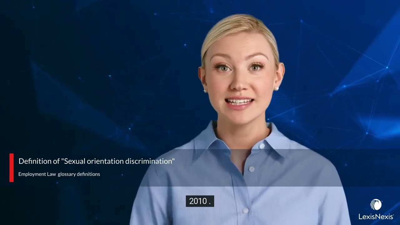 "Sexual orientation discrimination" - Legal Definition