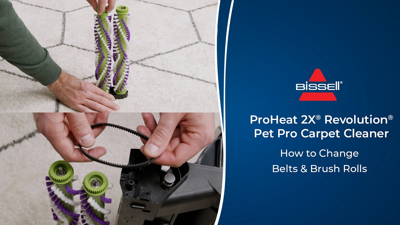 How to Change Belts & Brush Rolls ProHeat 2X® Revolution® Pet Pro