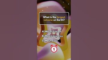 What is the largest volcano on Earth? #shorts #ScientificMethod #ScienceAndTech