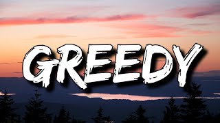 Tate McRae - greedy (Lyrics) [4k]