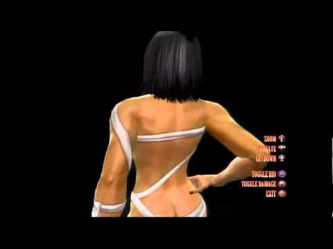 Mortal Kombat 9 - Mileena Flesh Pit Costume 3D Model - YouTube