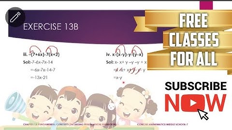 FUNDAMENTAL CONCEPTS EXERCISE-13B PART22 ||7 CLASS MATHS|| ADDITION & SUBTRACTION of ALGEBRA