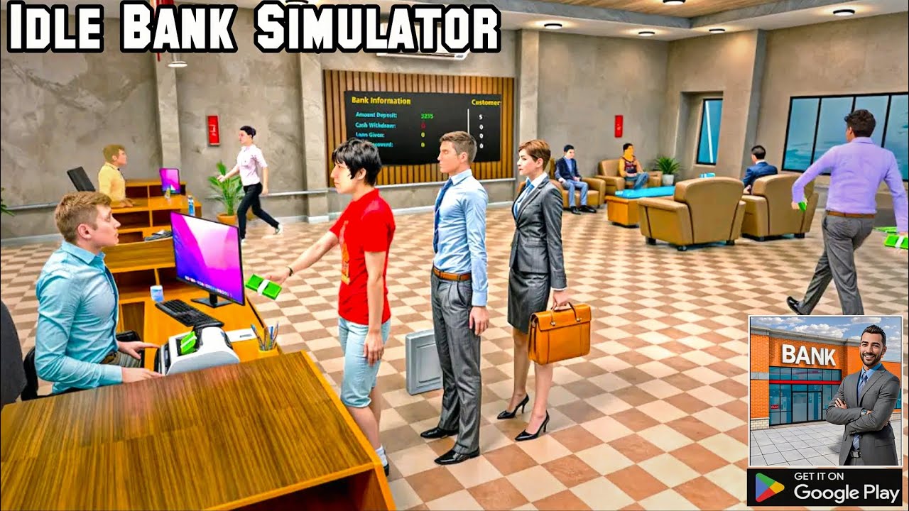 Idle Bank Simulator Money Game (Early Access) Gameplay Walkthrough ...