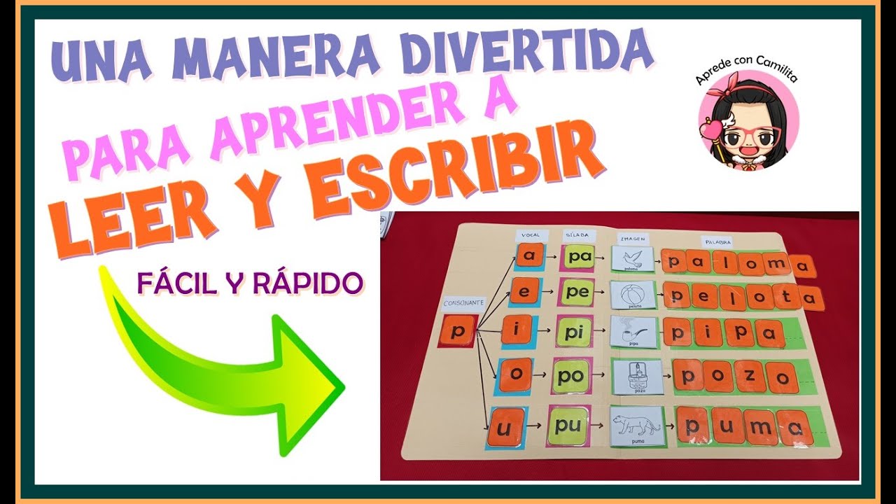 Material Did Ctico Para Lectoescritura Como Ense Ar A Leer Y Escribir R Pido Y F Cil Youtube