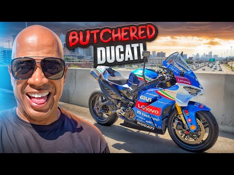 BUTCHERED MY $85,000 Ducati | Insta360 Magic Arm Review!